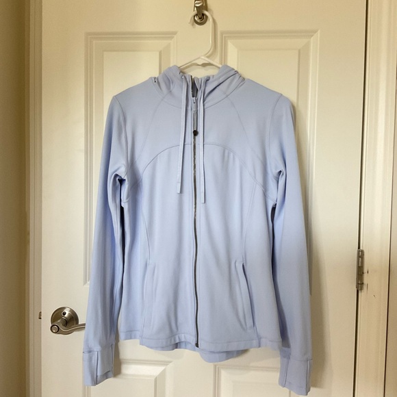 Lululemon Hooded Define Jacket Pastel Blue Size 10 - Picture 1 of 5